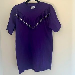 Re-worked Embellished Western Tee